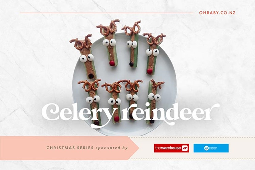Celery Reindeer treats